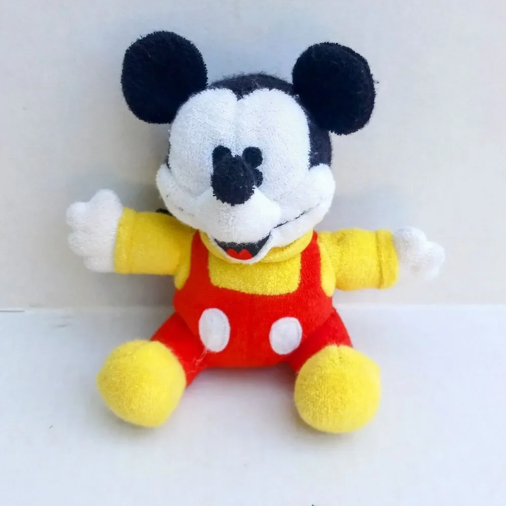 Gund | Toys | Vintage Gund Baby Mickey Terrycloth Rattle ...